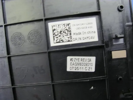 №53-24 Кришка панель палмрест та тачпад 0HYJ4V для DELL XPS 15 оригінал З аукціону