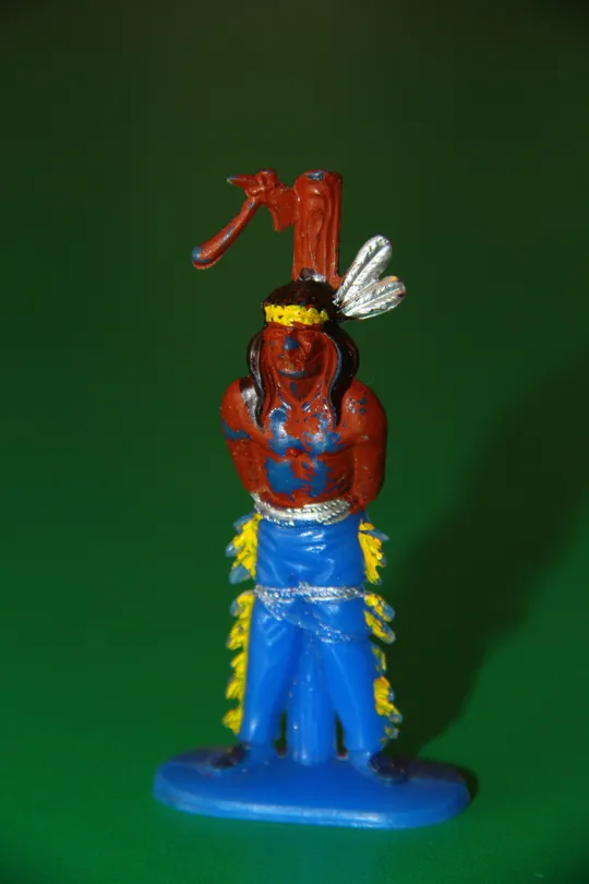 ПОЛОНЕНИЙ ІНДІАНЕЦЬ индеец JEAN HÖFLER 55-60мм ФРН ФРГ Ціна