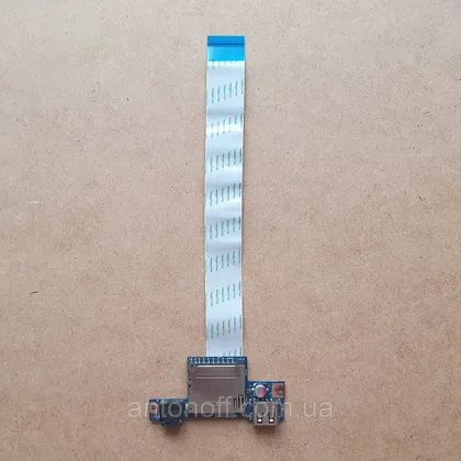 фото, USB плата Lenovo G50-30 / NBX0001AH00 NS-A275 зі шлейфом для ноутбука оригінал з розборки
