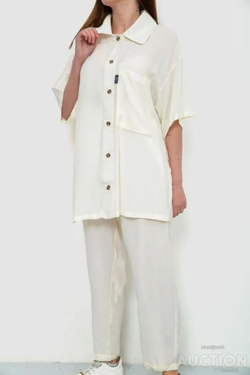 Костюм женский, цвет молочный, 102R5227 З аукціону