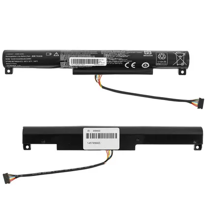 фото, Батарея для ноутбука LENOVO L14C3A01 (B50-10, IdeaPad 100-15IBY) 10.8V 2200mAh 24Wh Black