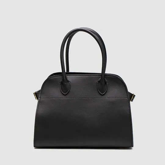 Сумка The Row Soft Margaux 26 Bag in Leather Black  99718 Ціна