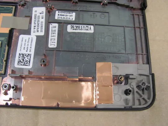 592-8  Кришка панель палмрест тачпад 0Y4WD7 AP1DL000632 для Dell Latitude E7470  оригінал Характеристики