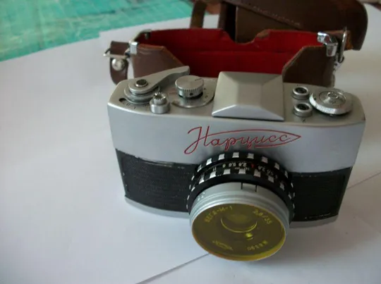 Фотоаппарат Нарцисс  Черный . НАРЦИСС , объектив ВЕГА-М-1 , вега м-1 , Футляр . Светофильтр . Ціна