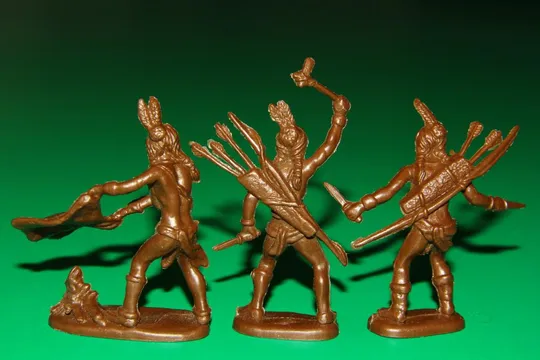 індіанське поселення табір СІУ №1209  индейцы ATLANTIC 60мм ПОВНИЙ НАБІР 5 !! Характеристики