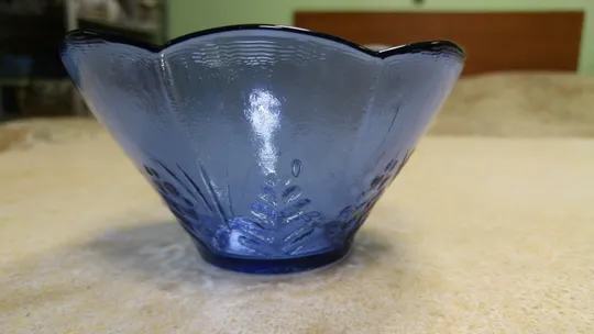 Купити Креманка піалка салатниця блакитне радянське скло Вживане