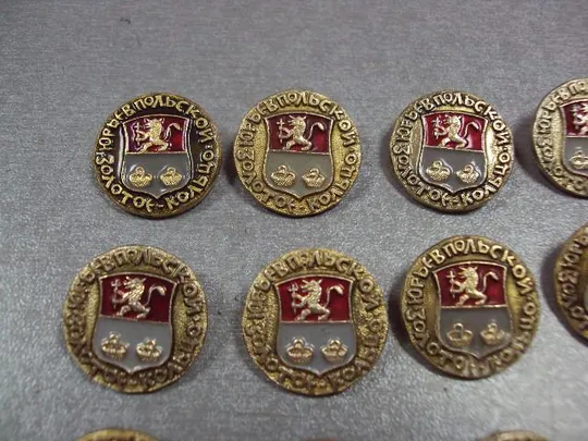 знак герб золотое кольцо юрьев-польской лот 17 шт №3127 Інтернет-аукціон