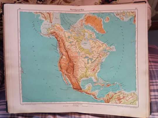 Школьный атлас Дирке Diercke Schul-Atlas 1911 г. Де купити