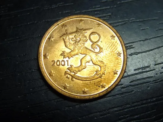 5 євроцентів 2001 Фінляндія Ціна