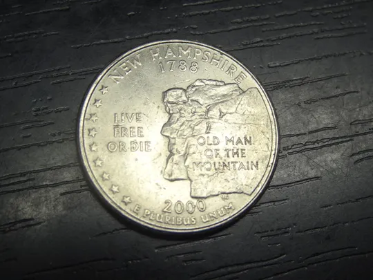 1/4 долара 2000 P США Нью-Гемпшір Ціна