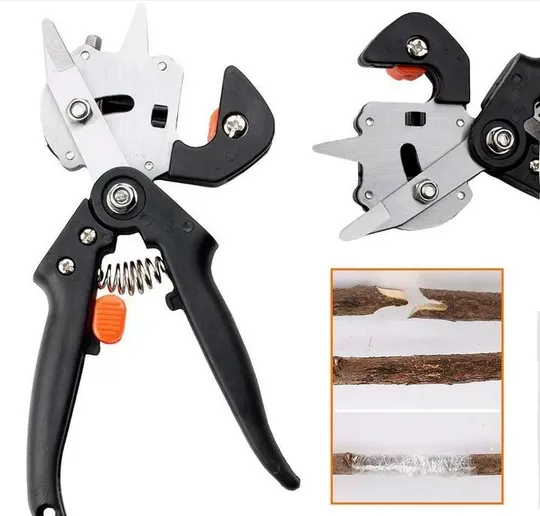 Профессиональный прививочный секатор Grafting Tool с 3 ножами для обрезки и прививки деревьев Ціна