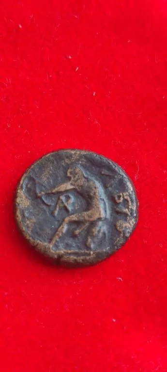 Купити Подлинная древняя монета Лучник +монограмма под луком, Богиня Деметра с короной, чекан Ольвии pb374