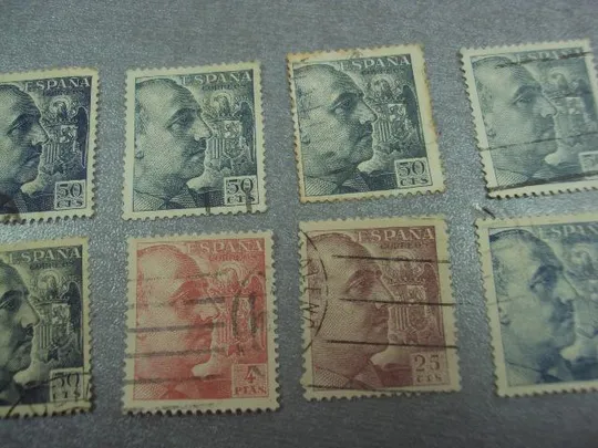 Купити марки Испания личности 1909 король глава генерал гербы лот 12 шт №74