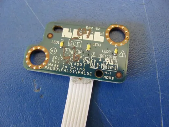 №27-19 світлодіодний індикатор плата 0GM8G1 для DELL LATITUDE E6420 оригінал в хорошом З аукціону