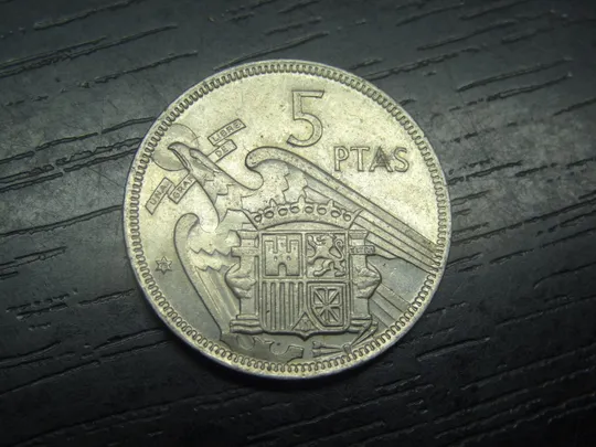 5 песет 1957 (1975) Іспанія Ціна