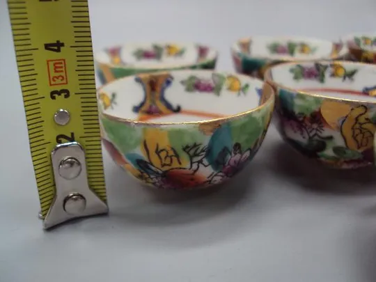 Купити Рюмки для саке фарфор Япония рюмка высота 2,4 см, диаметр 4,8 см лот 10 шт №13667