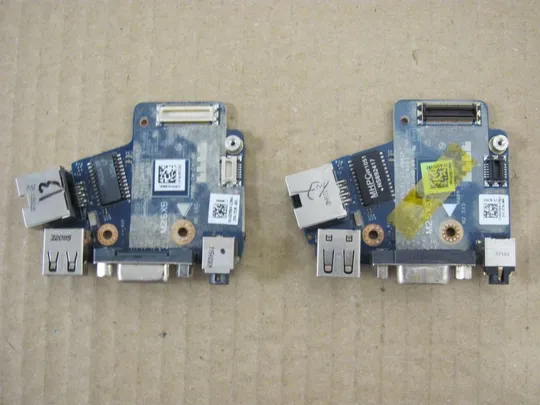 номер0027-28 плата USB LAN AUDIO VAG 03258H для Dell Latitude E6420 оригінал Ціна