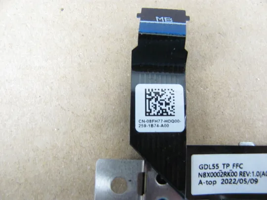 672-5 тачпад NBX0002RK00 08FH77 0XF6PM для Dell Inspiron G15 5520 5521 5525 5510 5511 5515 оригінал З аукціону