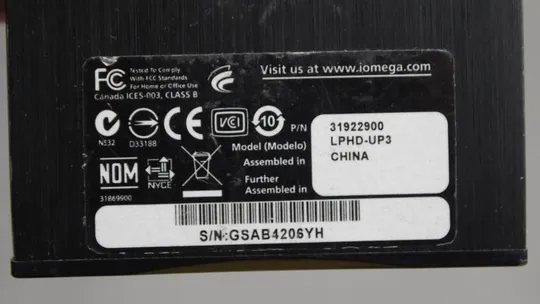 1Tb внешний жесткий диск HDD Iomega Prestige p/n:LPHD-UP3 External Black USB 3.0 Продаж