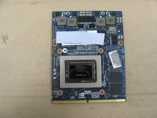 676-24 відеокарта 6050A2494801 NVIDIA N13E-GS1-LP-A1 GTX 670m 3GB для Toshiba Qosmio X870 X875  оригінал Ціна