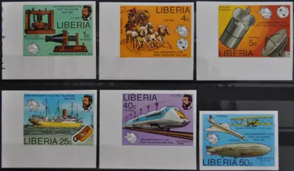 фото, Либерия Транспорт Космос Почтовый союз 1976