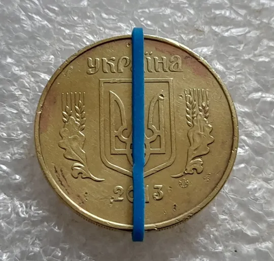 Купити (6953) 50 копійок 2013 поворот (порушення соосності) (50 копеек 2013 брак сдвиг)