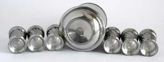 Антикварний олов&#039;яний набір для вина, сервіз, 1930-ті рр., Німеччина Характеристики