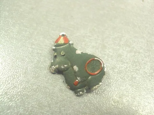 знак детский бегемотик с ракеткой №8128 Ціна