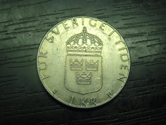 1 крона 1983 Швеція Ціна