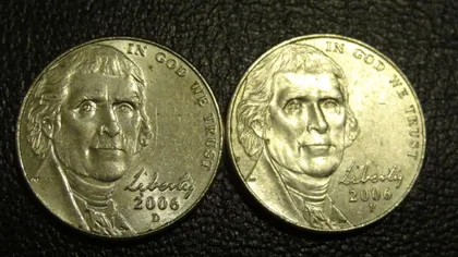 фото, 5 центів 2006 США (два різновиди)