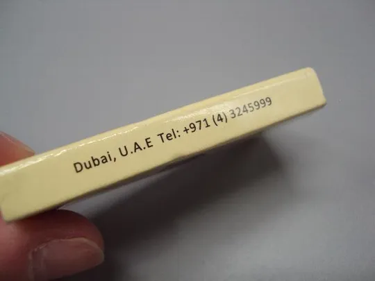 Спички Wafi Hotels Dubai U.A.E. Фараон Тутанхамон Дубаи размер 2,6 х 5,5 см №14573 Інтернет-аукціон