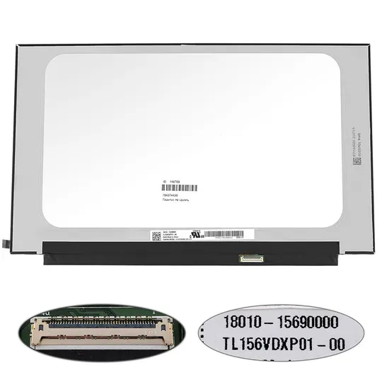 Матриця 15.6 TL156VDXP01-00 (1920*1080, 40pin(eDP, IPS, 300HZ, 100% sRGB), LED, SLIM(без планок та вушок), матова, роз&#039;єм праворуч Ціна