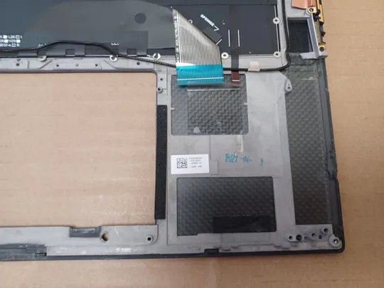 номер1051-4 корпус кришка 0G6RGD AQ2SH000111 з клавіатурою 0M5T8J PK132SH2A17   для Dell XPS 15 9500 9510 PRECISION 5550 5560 Палмрест корпус топкейс Верхня панель палмрест cover-C оригінал Недорого