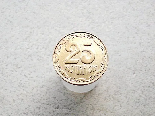 25 копійок Україна 2011 рік (78а) Ціна