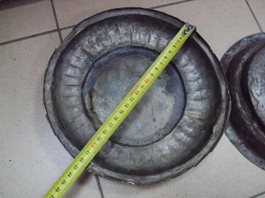 Сосуд Иудаика предмет быта культа с крышкой медь высота 15,5 см, диаметр 22,5 см №11422 Продаж