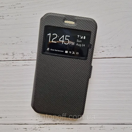 Чохол-книжка Doogee Y100 Pro Valencia 2 для телефону (з віконцем) Чорний Ціна