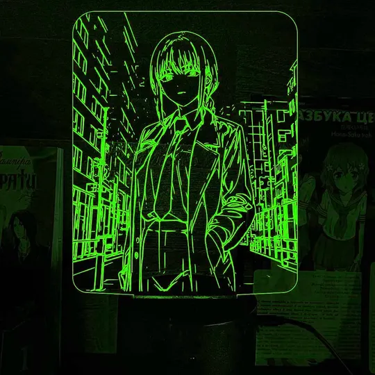 Акриловий світильник-нічник Макіма зелений tty-n002334 Ціна