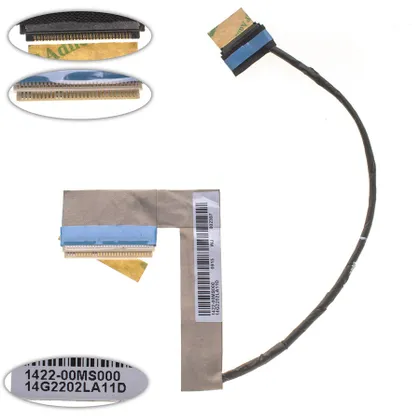 фото, Шлейф матриці для ноутбука ASUS (UL20 series), LED (1422-00ms000)