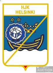 фото, значок футбол  ФК ХИК Хельсинки Финляндия  (серия герб города и эмблема клуба)