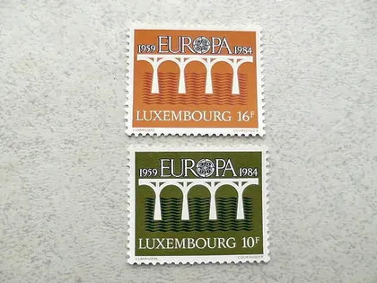 фото, Серія поштових марок Люксембург " Європа СЕРТ " 1984 рік **