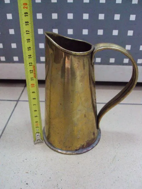 Купити Кувшин мерка латунь старая высота 17 см (№1797 тип 2) №11381