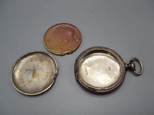 Купити Копус Tavannes watch Co карманные часы цветы листья серебро 800 проба клеймо птица вес 39,17г №14615