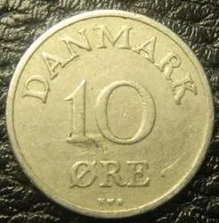 Купити 10 оре 1951 Данія