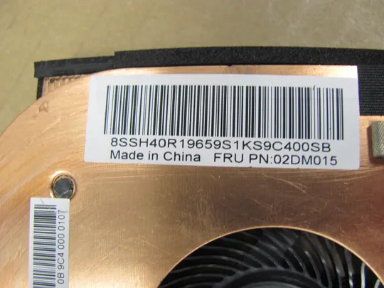 787-2 система охолодження 02DM015 AT1DB002SS0  для Lenovo Thinkpad P53  оригінал Де купити