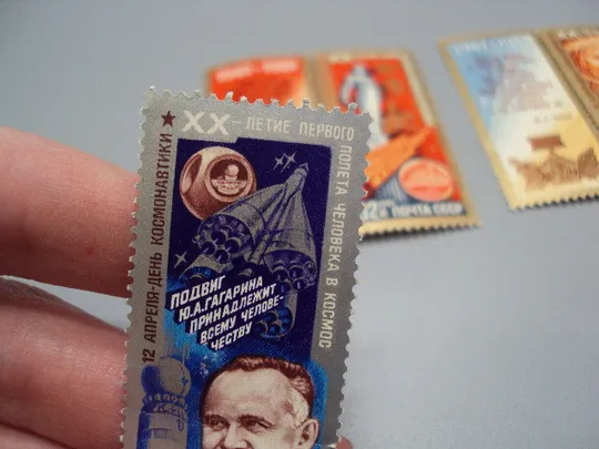 Марки серия сцепки ссср 1981 год космонавтика 20-летие первого полета человека в космос негаш №18098 З аукціону