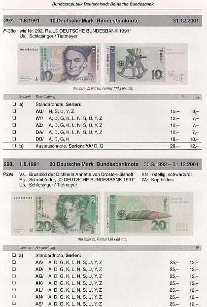 2011 - Немецкие банкноты с 1871 года - *.pdf Де купити