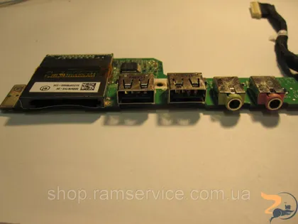фото, Роз'єми USB, аудіо, картридер для ноутбука Acer Aspire ZG5, *DA0ZG5PB6E0 REV:E, б/в
