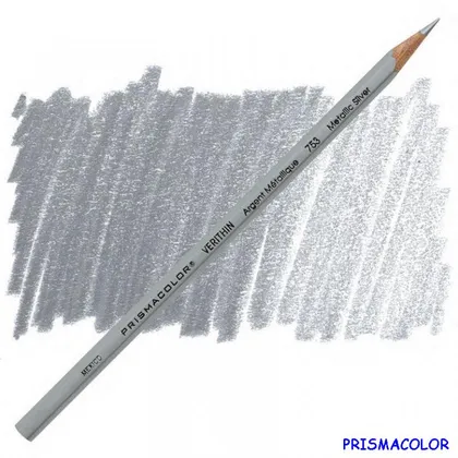 фото, PRISMACOLOR ПОШТУЧНО Твердый карандаш Silver 753
