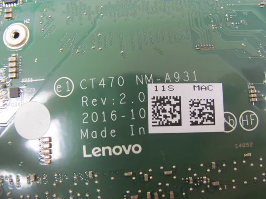 625-2 материнська плата CT470 NM-A931 SR2F0  i5-6300U для Lenovo ThinkPad  T470 оригінал Характеристики