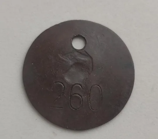 1933 Редкий антикварный жетон для собаки Киверцы Луцк nt846 З аукціону